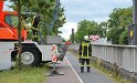 Unfall zwischen zwei KVB Bahnen Koeln Hoehenhaus Im Weidenbruch P237